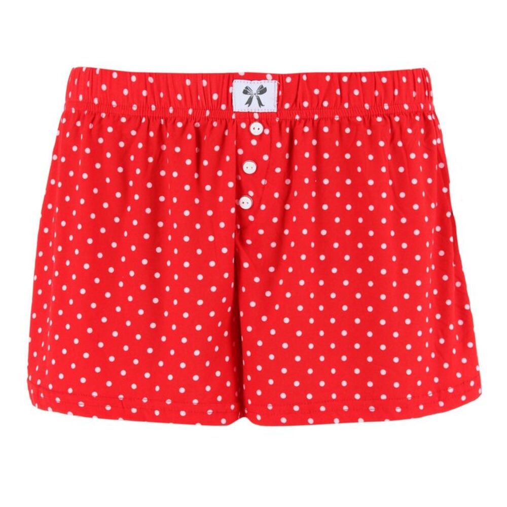 CTM Women's Patterned Pajama Boxer Style Short by Roll Outta Bed